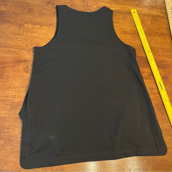 Athleta + Derek Lam 10C leather front black tank top size medium - Picture 5 of 6